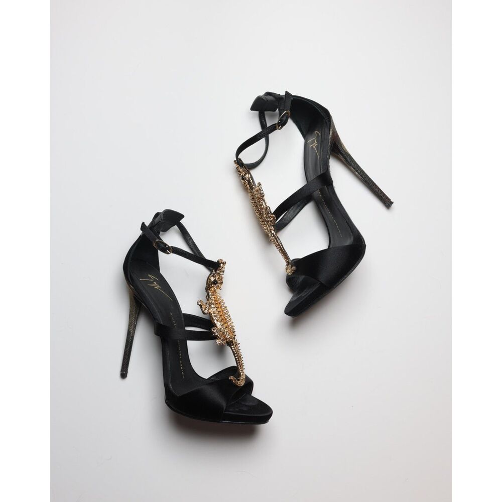 Giuseppe Zanotti Alligator Heel Sandal Rare